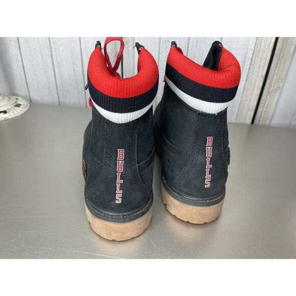 Timberland Chicago Bulls Suede Leather Premium Waterproof Men's Boots Size 12 - Picture 5 of 11